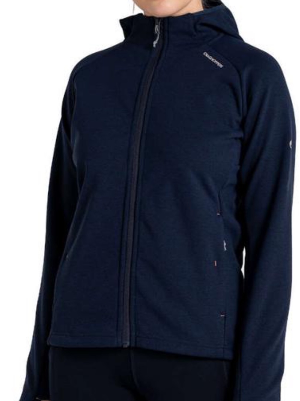 Craghoppers Navy Hooded Full-Zip Jacket Women’s Size M/8 Lightweight Outdoor